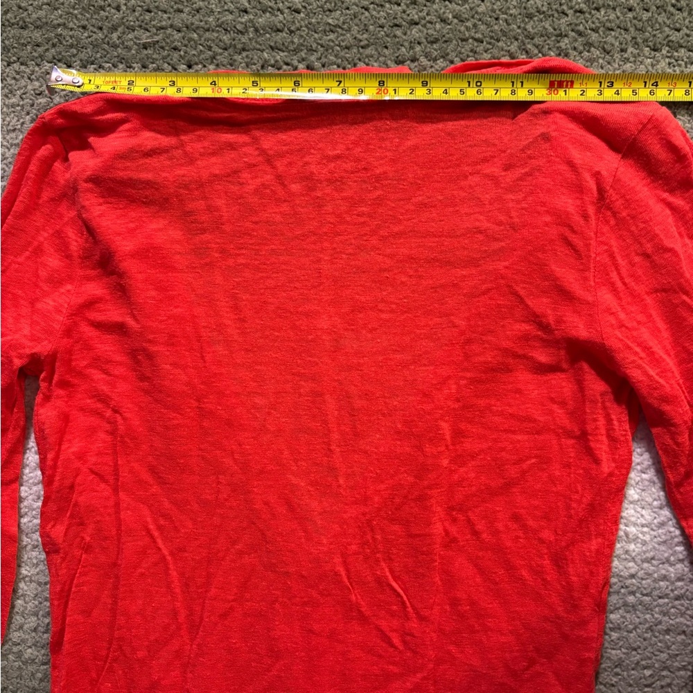 J.Crew Red Lightweight Cardigan - Picture 5 of 5
